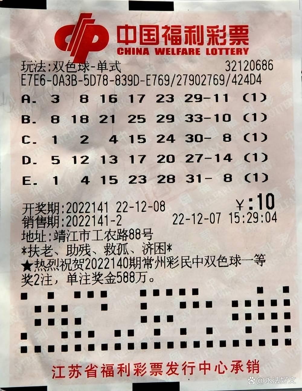 双色球亿元大奖(福彩双色球亿元大奖)